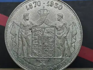 2 kr 1930 erindringsmønt, sølv