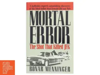 Mortal Error af Bonar Menninger (Bog)