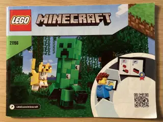 Lego Minecraft Creeper og Ocelot nr. 21156, udgået