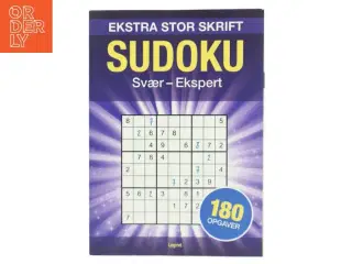 Sudoku: Svær - Ekspert (Bog)