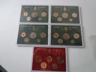 Norske møntsæt - ny pris