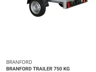 Trailer 750 kg