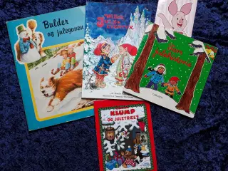4 Julebøger & 1 Disney Bog