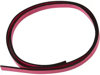 Imiteret Læderbånd, B: 10 mm, tykkelse 3 mm, pink, 1m/ 1 pk.