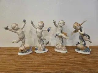 Porcelænsfigurer - De fire årstider