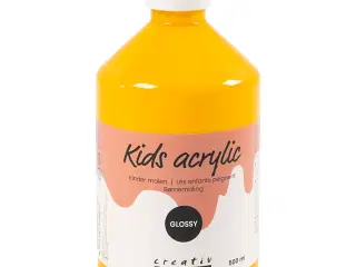 Akrylmaling Blank, gul, 500ml/ 1 fl.