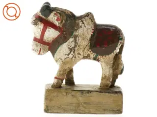 Figur af hest (str. 12 x 3 cm)