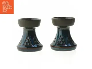 Keramiske lysestager (str. 9,5 cm)