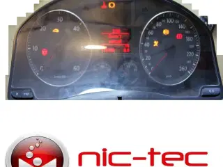 Golf 5 - Touran - Caddy- Scirocco instrument / speedometer rep.