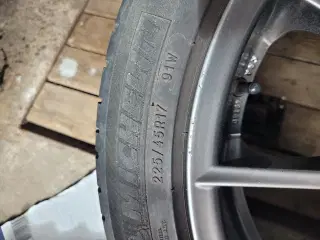 Alu fælge med dæk