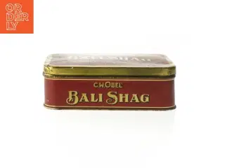 Vintage tobaksdåse C.W. Obel Bali Shag (str. 5x16x12 cm)
