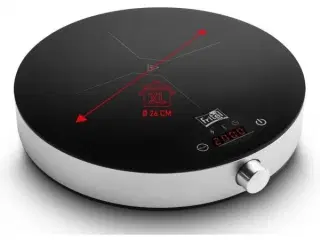 Induktionskogeplade FRITEL Family IP 1266 – sølv/sort