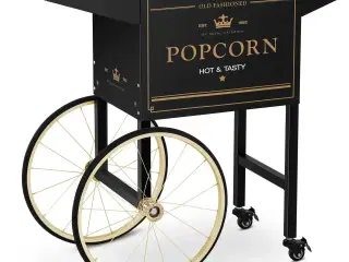  Vogn til popcornmaskine – sort og guld