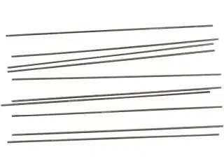 Metalstang, L: 20 cm, diam. 2 mm, 10stk./ 1 pk.