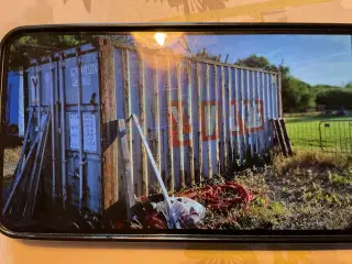 Container inklusiv kloak materialer