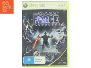 Star Wars: The Force Unleashed Xbox 360 spil fra LucasArts