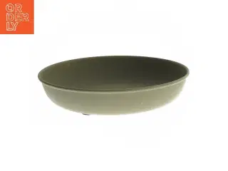 Grøn skål, Ø 24x4,5 cm (str. Ø 24x4,5 cm)