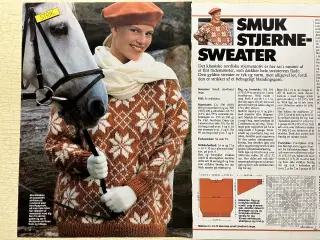 Smuk klassisk stjernesweater