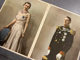 Kongen og dronningen foto