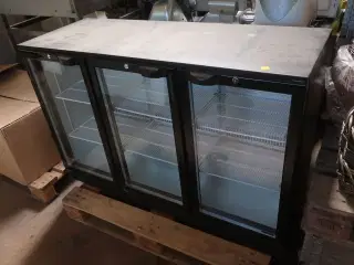 Displaykøleskab/backbar VIBOCOLD DB300H-3-P