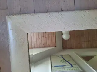 Vægspejl stort med slebet glas. 