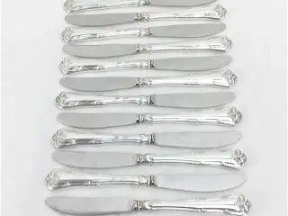 Herregård tretårnet sølv Frokost knive fra Cohr 12