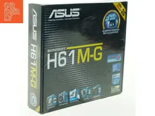 ASUS H61M-G bundkort fra Asus (str. 22x24,5 cm)