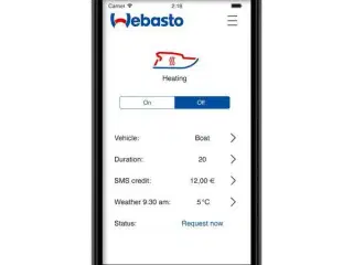 GSM start/betjening til Webasto bil/bådvarmer