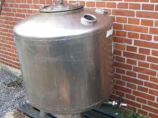 Rustfri gærbeholder/lagertank