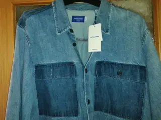 NY JACK & JONES OVERSIZE COWBOYSKJORTE, XXL