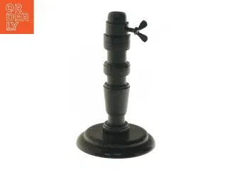 Sort lysestage (str. 25 cm)