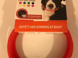 Nyt Safety halsbånd med lys.