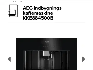 AEG indbygning kaffemaskine 