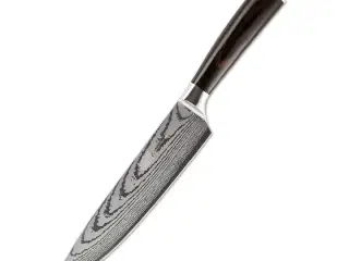 Japansk kokkekniv 7Cr17 – Damaskus-mønster