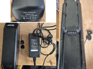 Batteri - elcykel - stor kapacitet