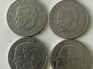 1 KR Sverige 1971-73 & 1977-2000 (mønter)