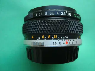 Olympus Zuico objektiv 50 mm f:1.8