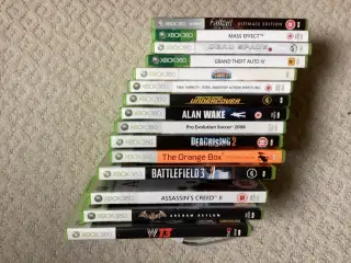 15 stk spil til Wii, samlet pris 350kr, sendes ikk