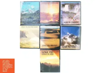 The Complete Illustrated Psalms. 7 bøger med sange fra salmernes bog af Jørgen Vium Olesen (bog) (str. 22 x 10 x 27 cm)