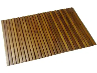 Bademåtte 80 x 50 cm akacietræ