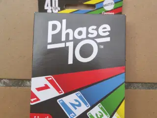UBRUGT Phase 10 Kortspil fra Mattel - Brætspil