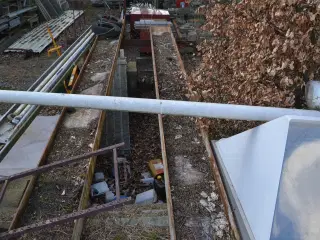 Jernbjælker som nye