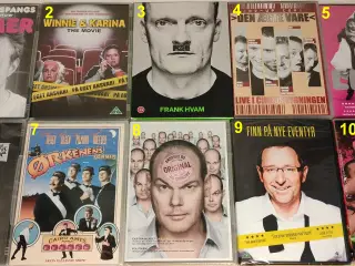 Danske comedy DVD’er