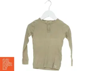 Langærmet ribbet bluse fra MarMar (str. 98)