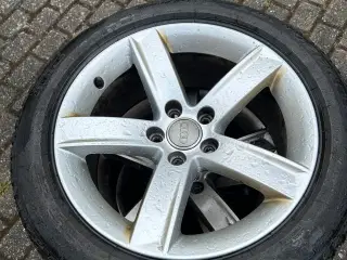 17” Audi Alufælge med Vinterdæk
