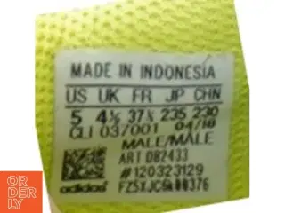 Sko fra Adidas 37(fodboldsko indendørs)
