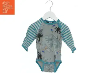 Langærmet Bodystocking med Striber og Palmemotiv fra Molo (str. 68)