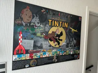 TinTin på plakat eller aluminium tryk 