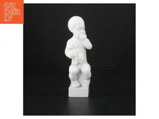 Hvid keramisk figur fra B&G Copenhagen (str. 18 cm)