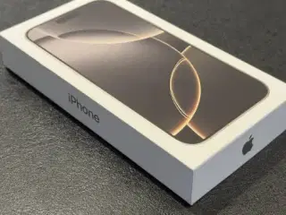 iPhone 16 Pro Max – 256GB – HELT NY SEP.2025 & UÅB